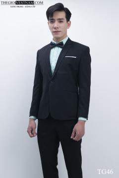 Bộ Suit Đen Dày Modern Fit TGS46